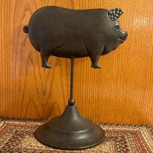 Pig on a pedestal